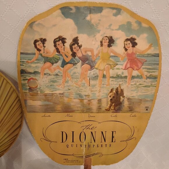 Antique Advertising Fans Circa 1930's - Picture 2 of 9